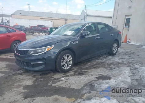 2016 Kia Optima Lx from USA, damaged, VIN 5XXGT4L34GG020666